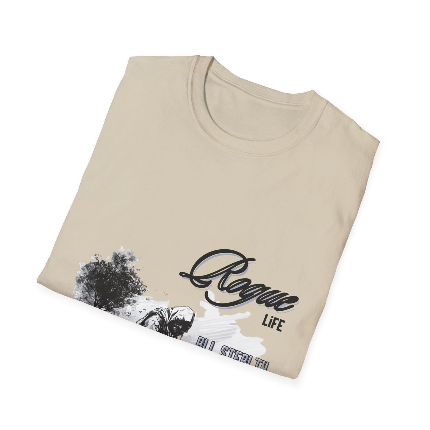 "Rogue Life: All Stealth, No Stress" T-Shirt