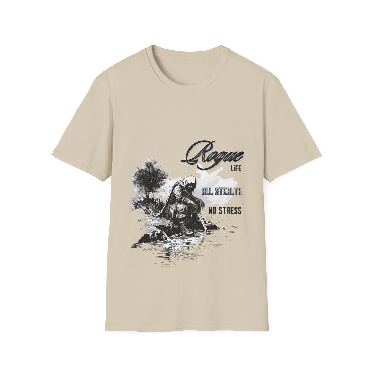 "Rogue Life: All Stealth, No Stress" T-Shirt