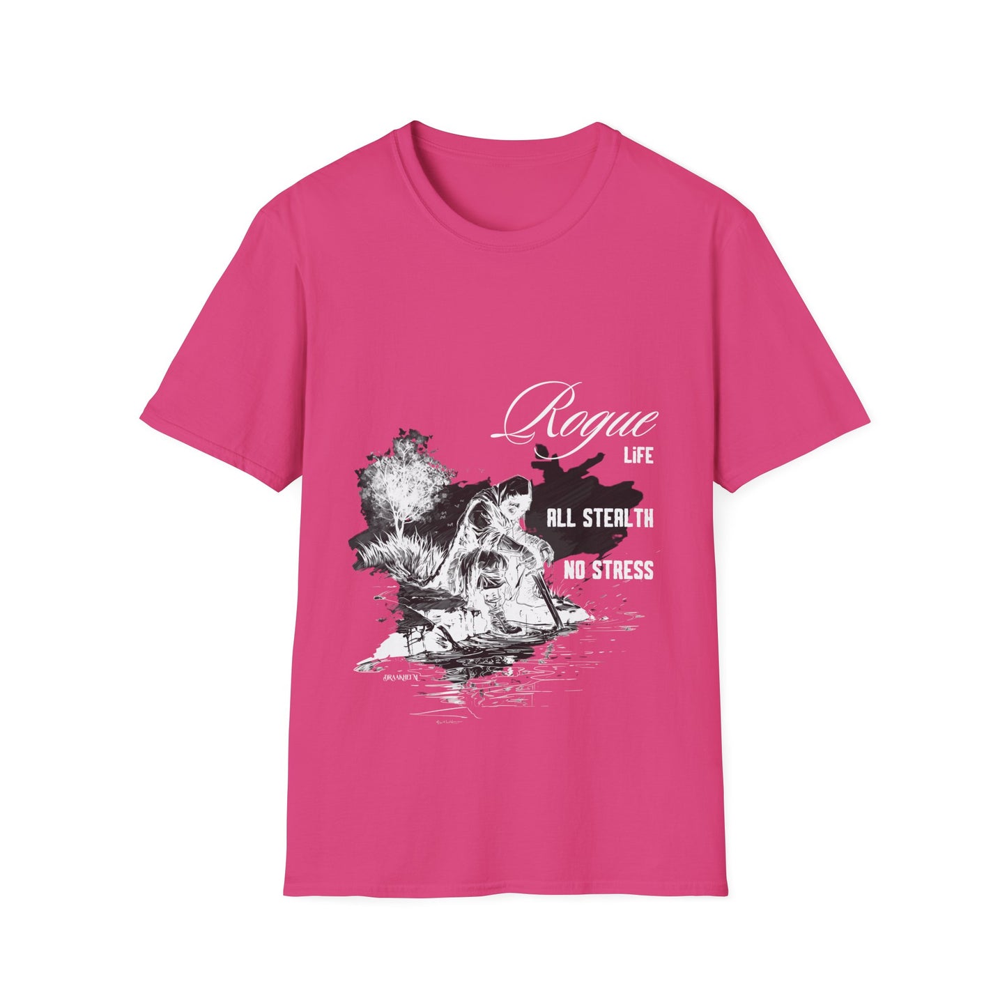 "Rogue Life: All Stealth, No Stress" T-Shirt
