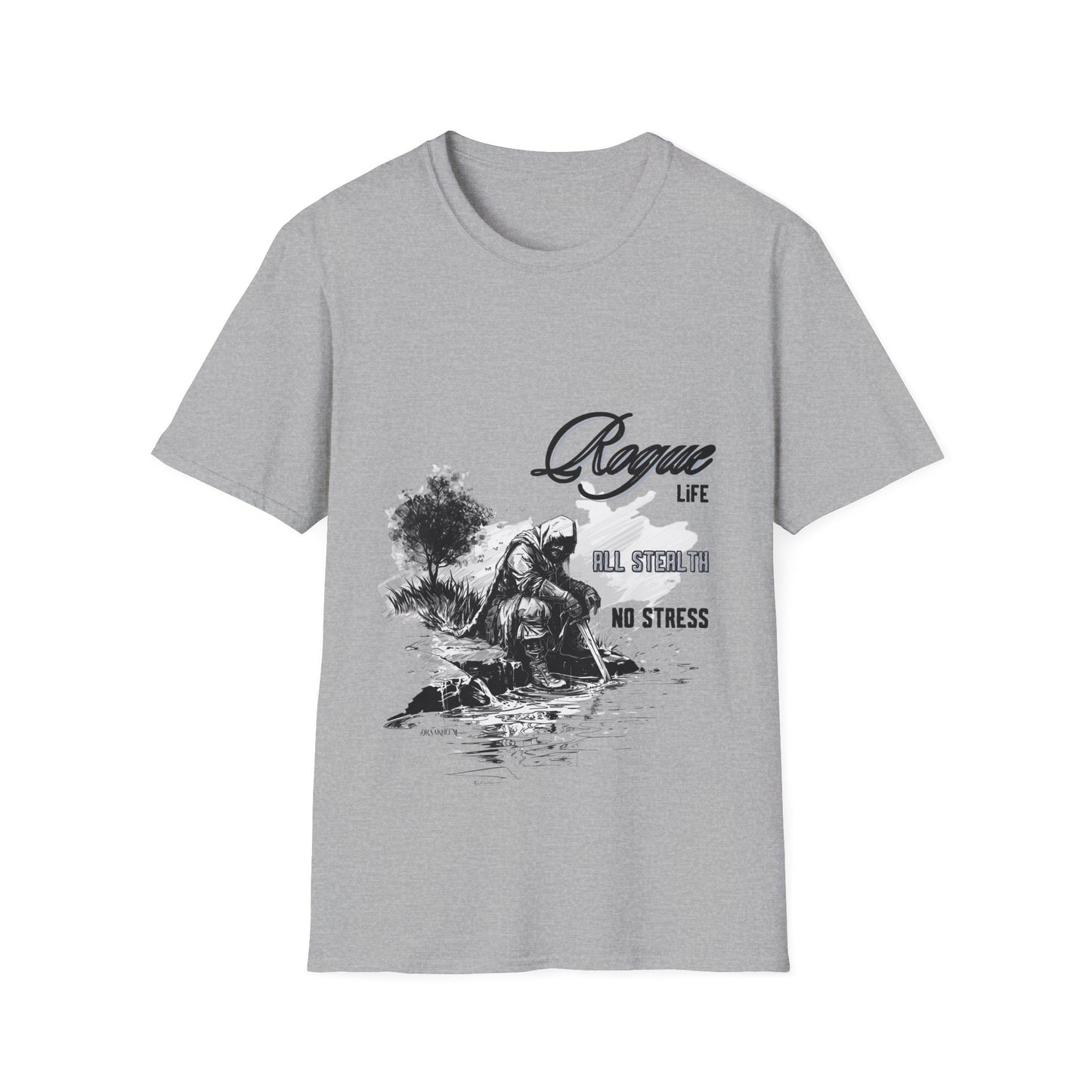 "Rogue Life: All Stealth, No Stress" T-Shirt